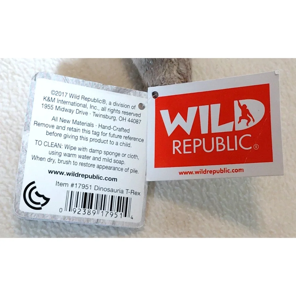 2017 Wild Republic Dinosauria Il T-Rex 12